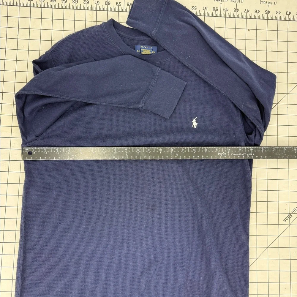 Polo by Ralph Lauren Men's Deep Blue Long Sleeve Tee